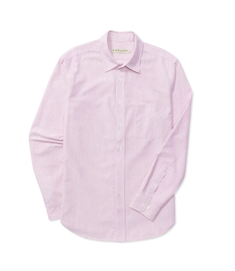 RM Williams Regular Shirt Red White-6